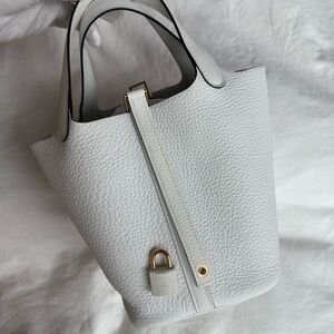 Hermes picotin 18 New White